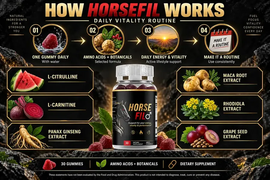 How HorseFil works listing graphic
